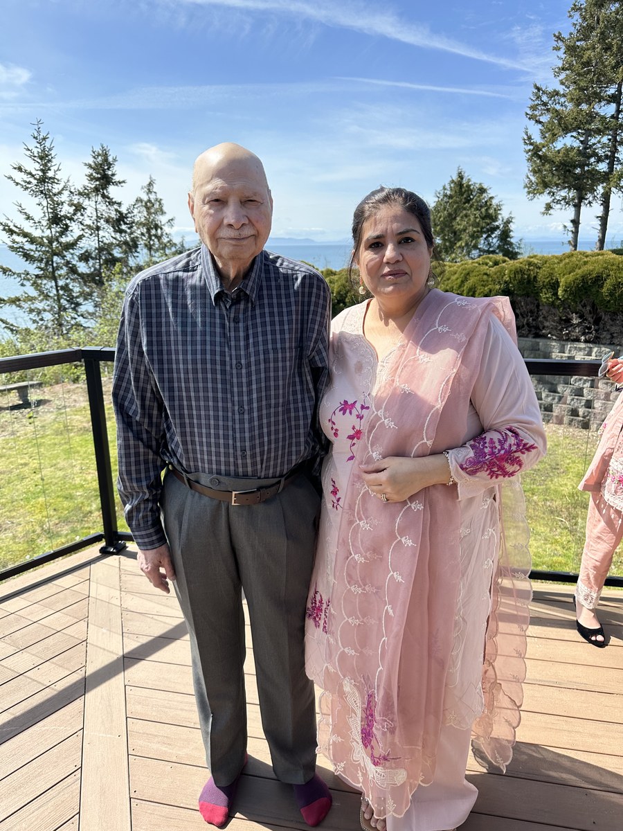 Aslam Hayat at his 91st birthday celebration