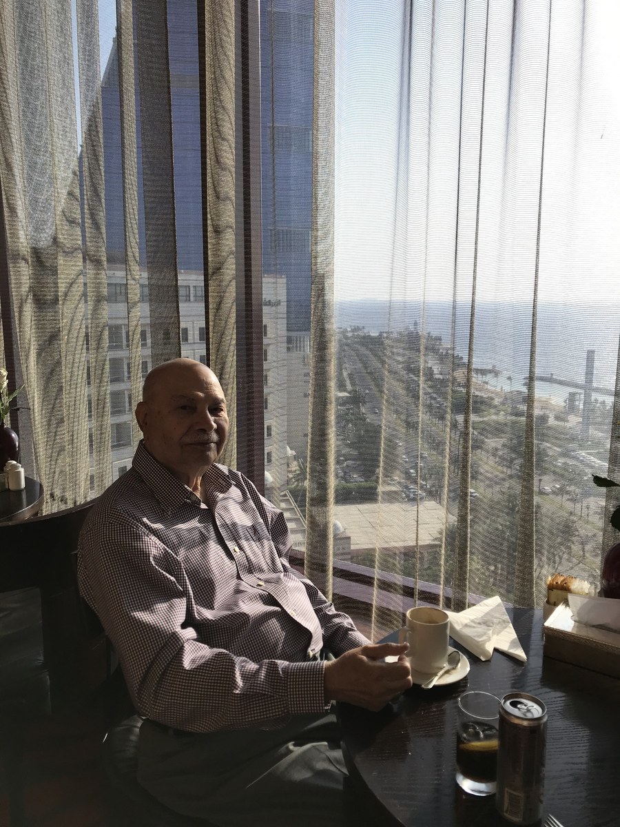 Aslam Hayat in Jeddah, 2019