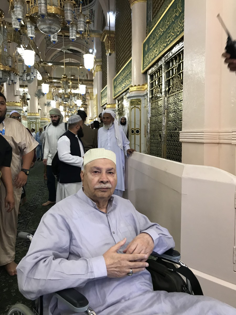 Aslam Hayat in Madinah, 2015