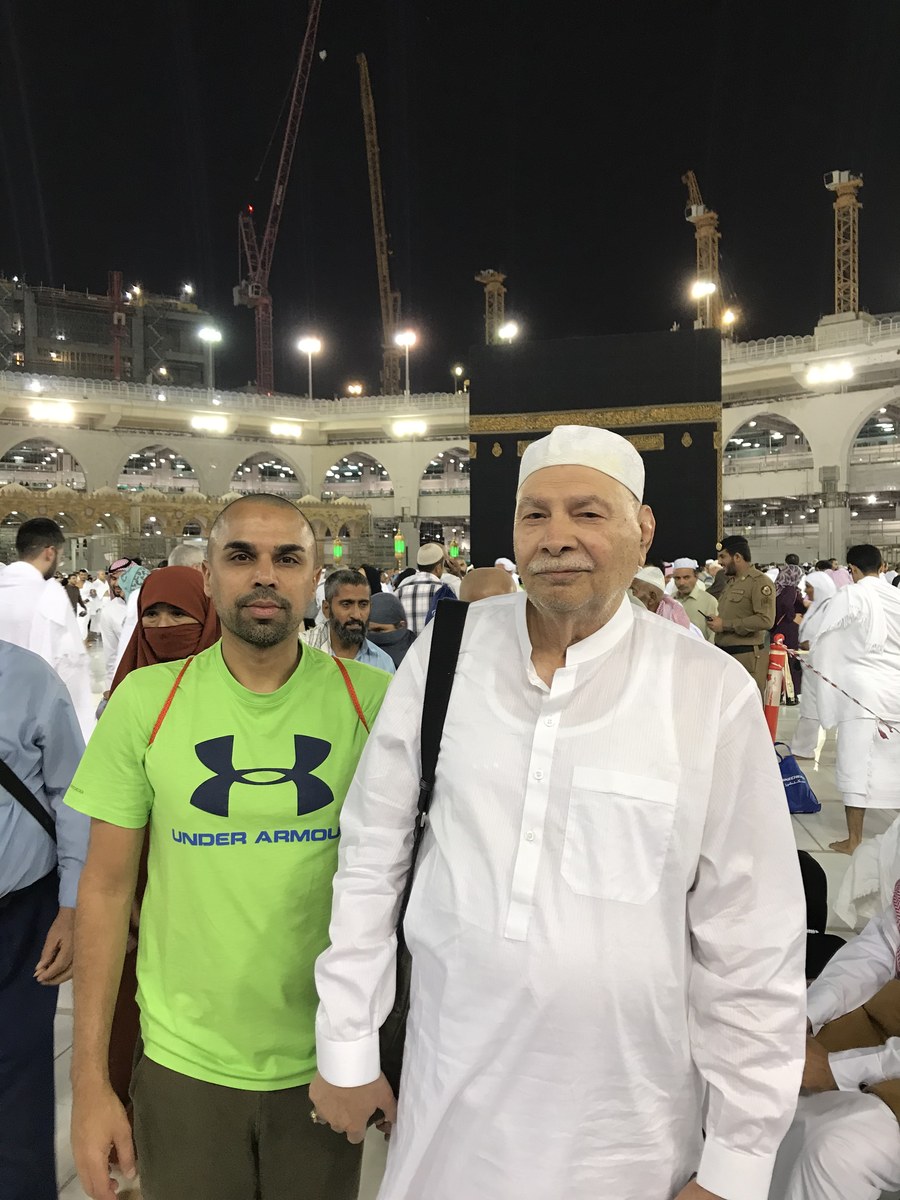 Aslam Hayat in Mecca, 2015