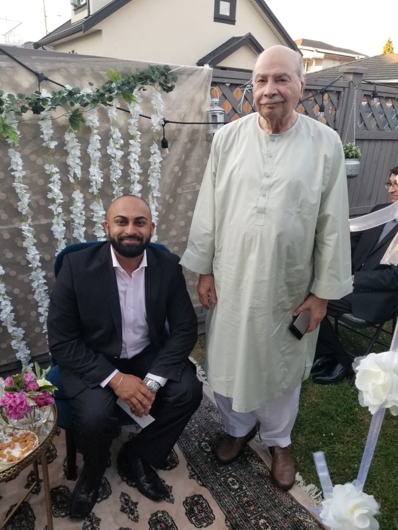 Aslam Hayat with Aleem