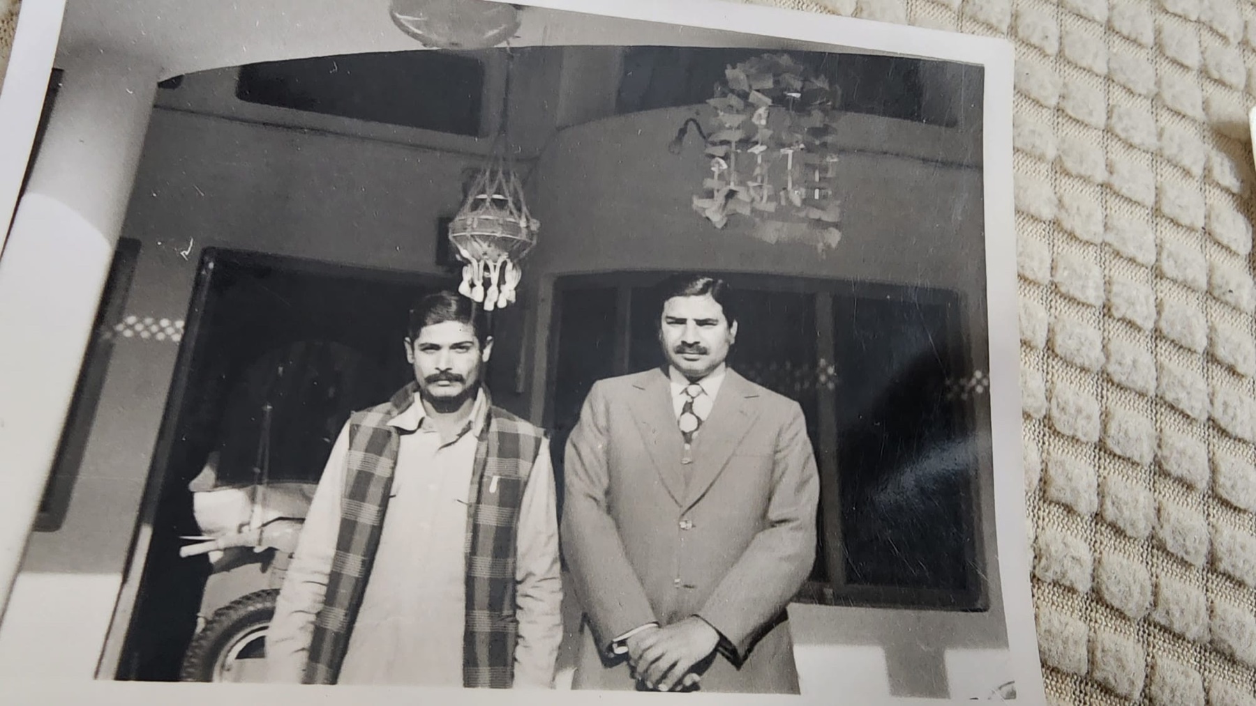 Aslam Hayat with his brother Imtiaz Hayat in Pakistan